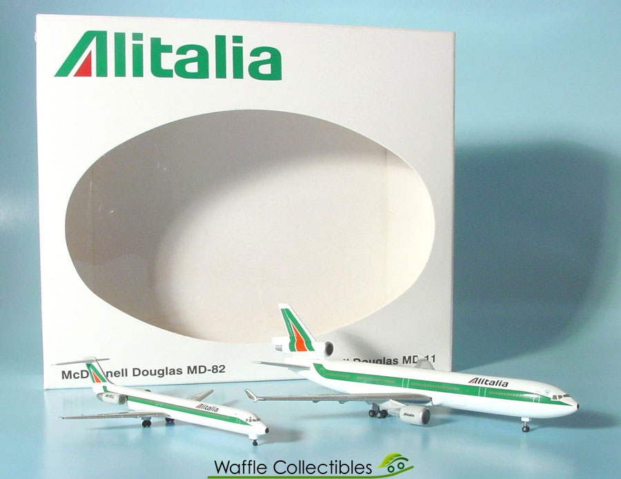 Herpa 1:500 Alitalia MD-82 511360 Diecast Airplane 