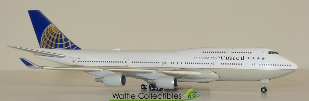 Herpa 531306-1/500 Boeing 747-400 United Airlines-NUOVO 
