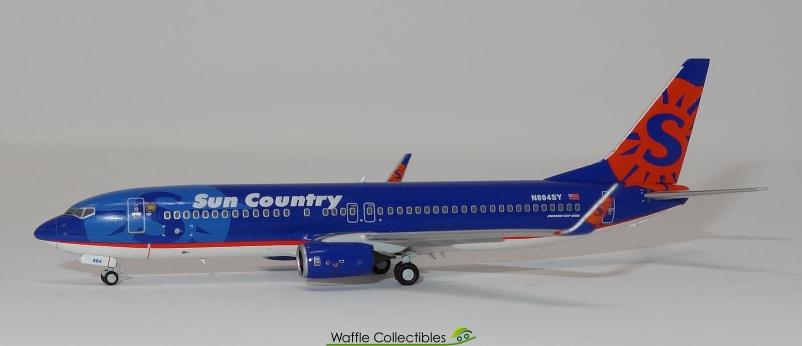 NG 58037 Sun Country Airlines Boeing 737-800 N804SY Diecast 1/400 Model Airplane