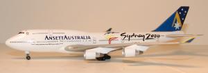1:400 Dragon Wings Ansett Australia Boeing B 747-400 VH-ANA NA