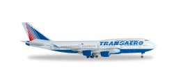 1:500 Herpa Transaero Airlines Boeing B 747-400 EI-XLL 527651