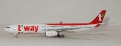 1:400 Phoenix Models T way Airlines Airbus Industries A330-300 HL8501 PH411740