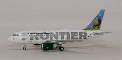1:400 NG Models Frontier Airlines Airbus Industries A318-100 N802FR 48010
